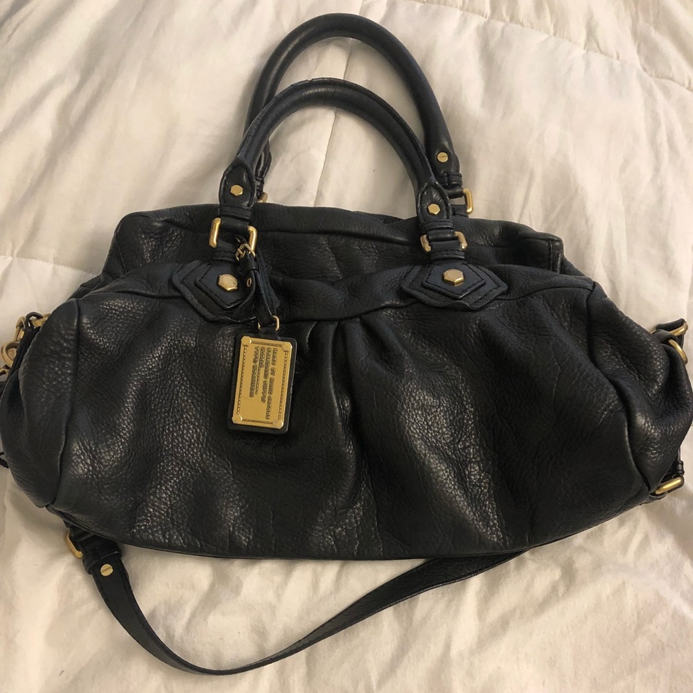 Black leather Marc by Marc Jacobs crossbody large